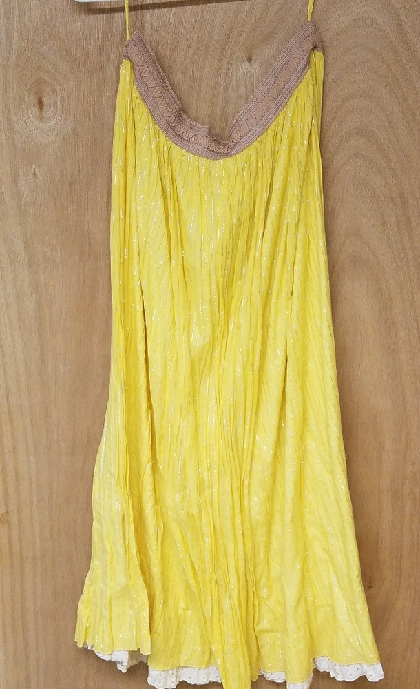 Express boho skirt with gold details